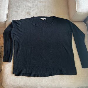 Larry Levine Black Long Sleeve Sweater Small